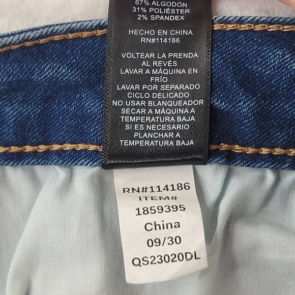 Frye Women's Straight Leg Blue Denim Jeans Size 12/31 - Picture 12 of 13